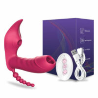 Vibrador com Simulador de Sexo Oral, Sugador de Clitóris e Estimulador de Ponto G - Multi Pleasure