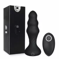Plug Anal e Estimulador de Próstata com Controle Remoto - BlackPanter