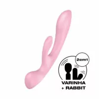 Satisfyer Triple Oh- Vibrador Rabbit